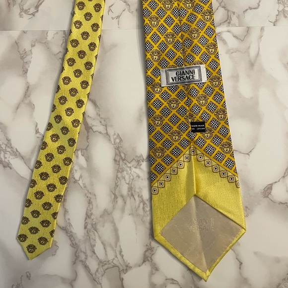 Versace Silk tie with print | Men Versace Silk Tie